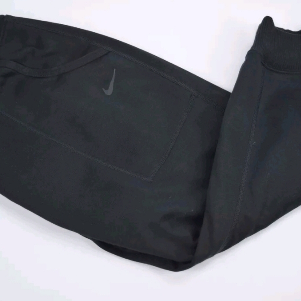 NWT Womens Nike Dri Fit Just Do It Capris 799099 032 black training pants logo M